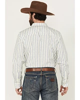 Gibson Trading Co Men's Luau Larry Geo Stripe Long Sleeve Button-Down Stretch Western Shirt