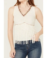 Shyanne Women's Beaded Fringe Tank