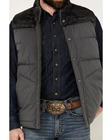 Brothers and Sons Men's Reversible Sherpa Down Vest