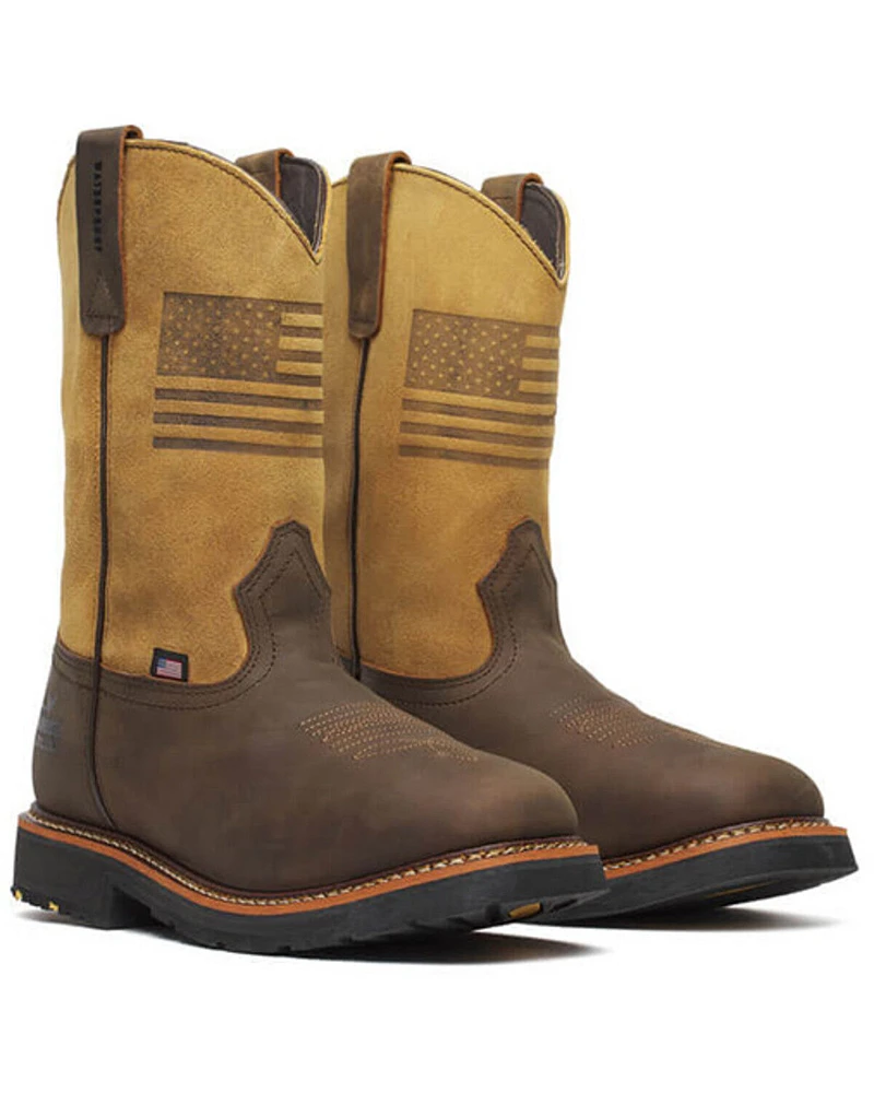 Thorogood Men's 11" Waterproof Wellington Work Boots - Soft Toe