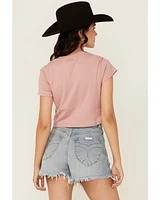 Girl Dangerous Women's Western Dream Short Sleeve Baby Tee
