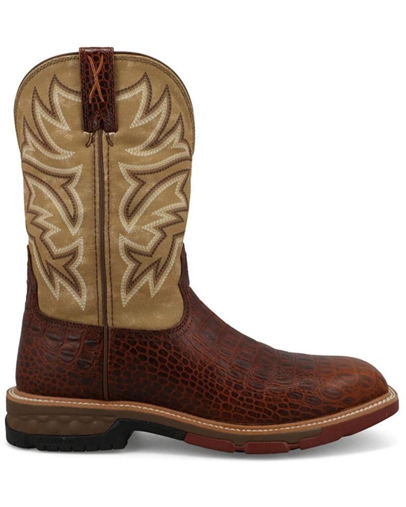 Twist X Men's Pull-On Work Boots - Alloy Toe