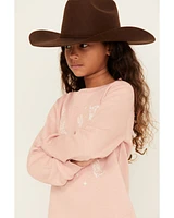 Shyanne Girls' Western Icons Pullover Sweatshirt