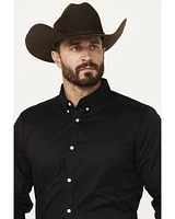 Cody James Men's Basic Twill Long Sleeve Button-Down Performance Western Shirt - Tall