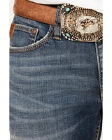 Moonshine Spirit Men's Cantina Wash Decker Slim Straight Stretch Denim Jeans