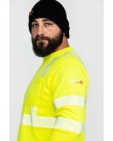 Ariat Men's FR Crew Hi-Vis Long Sleeve Work Pocket T-Shirt - Big & Tall