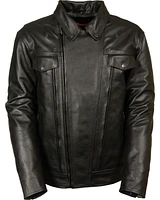 Milwaukee Leather Men's High End Utility Pocket Vented Cruiser Jacket