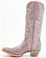 Corral Women's Metallic Embellished Overlay Western Boots - Snip Toe