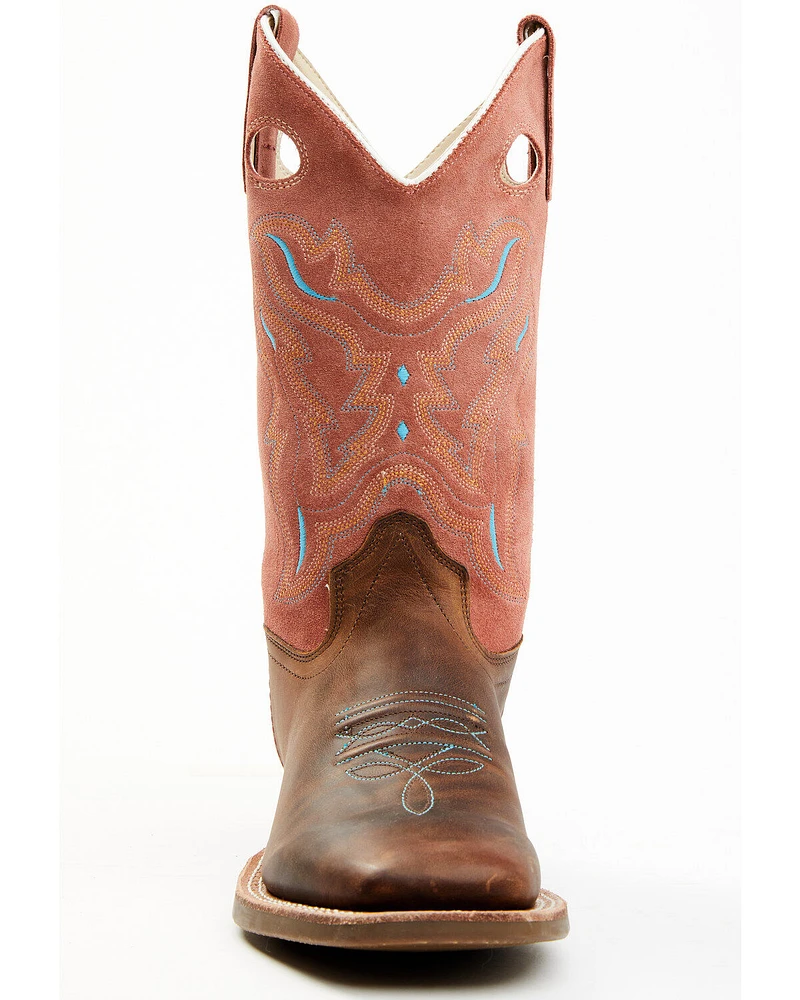 Cody James Boys' Inlay Western Boots - Broad Square Toe