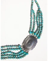 Paige Wallace Women's Turquoise Concho Choker Necklace