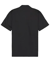 Dickies Men's Solid Twill Short Sleeve Button-Down Work Shirt