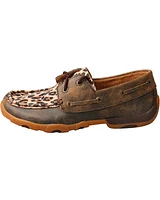 Twisted X Boots Women's Cheetah Print Driving Mocs