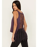 Shyanne Women's Cage Back Graphic Tank