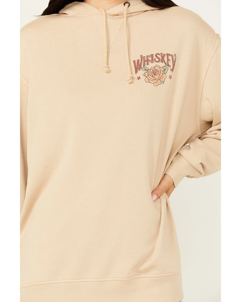 Cleo + Wolf Women's Whiskey Washed Oversized Hoodie