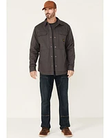 Hawx Men's Gordon Stretch Ripstop Snap-Down Work Shirt Jacket