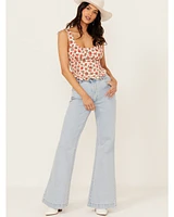 Rolla's Women's Boot Barn Exclusive Nina Light Wash High Rise Eastcoast Flare Stretch Denim Jeans