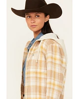 Kimes Ranch Delano Plaid Print Hooded Flannel Jacket