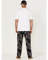 Lucky Brand Workwear Men's Camo Print Broken Canvas Cargo Work Pants