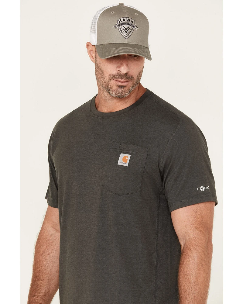 Carhartt Men's Force Relaxed Midweight Logo Pocket Work T-Shirt