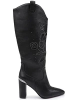 DanielXDiamond Women's Acadia Embroidered Western Boots - Snip Toe