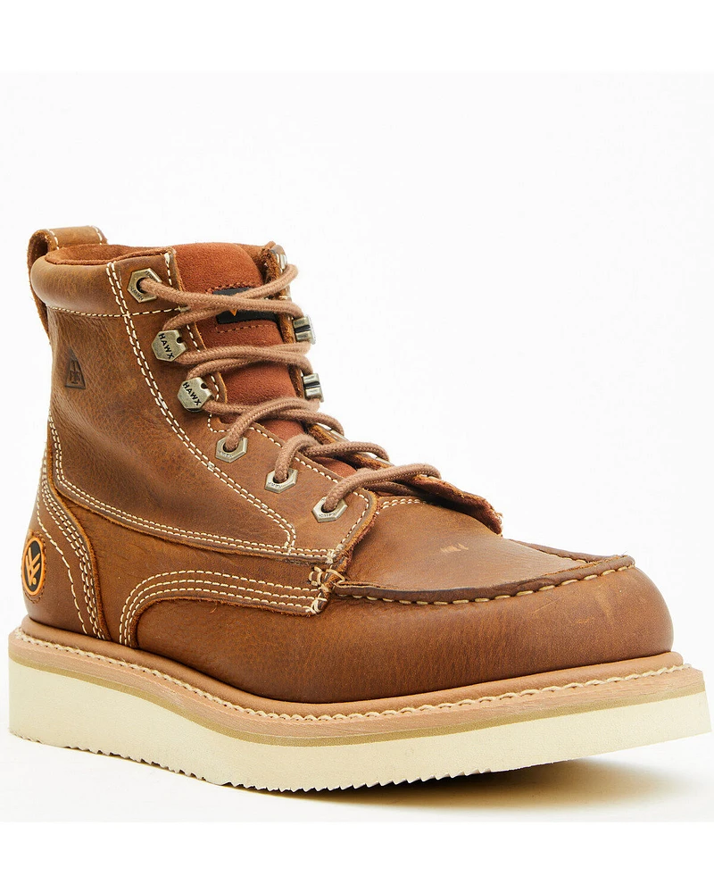 Hawx Men's 6" Grade Work Boots - Moc Toe