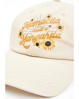 Shyanne Women's Mamacita Needs A Margarita Graphic Solid Ball Cap