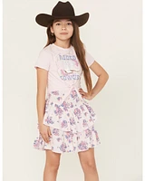 Sugar California Girls' T-Shirt Skirt Set - 2 Piece