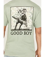 Buckwear Men's Good Boy Shed Fetch Short Sleeve Graphic T-Shirt