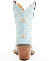 Dingo Women's Primrose Embroidered Leather Western Fashion Booties - Snip Toe