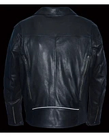 Milwaukee Leather Men's Lightweight Extra Long Biker Jacket - Big 5X