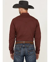 Kimes Ranch Men's Blackout Long Sleeve Snap Performance Shirt