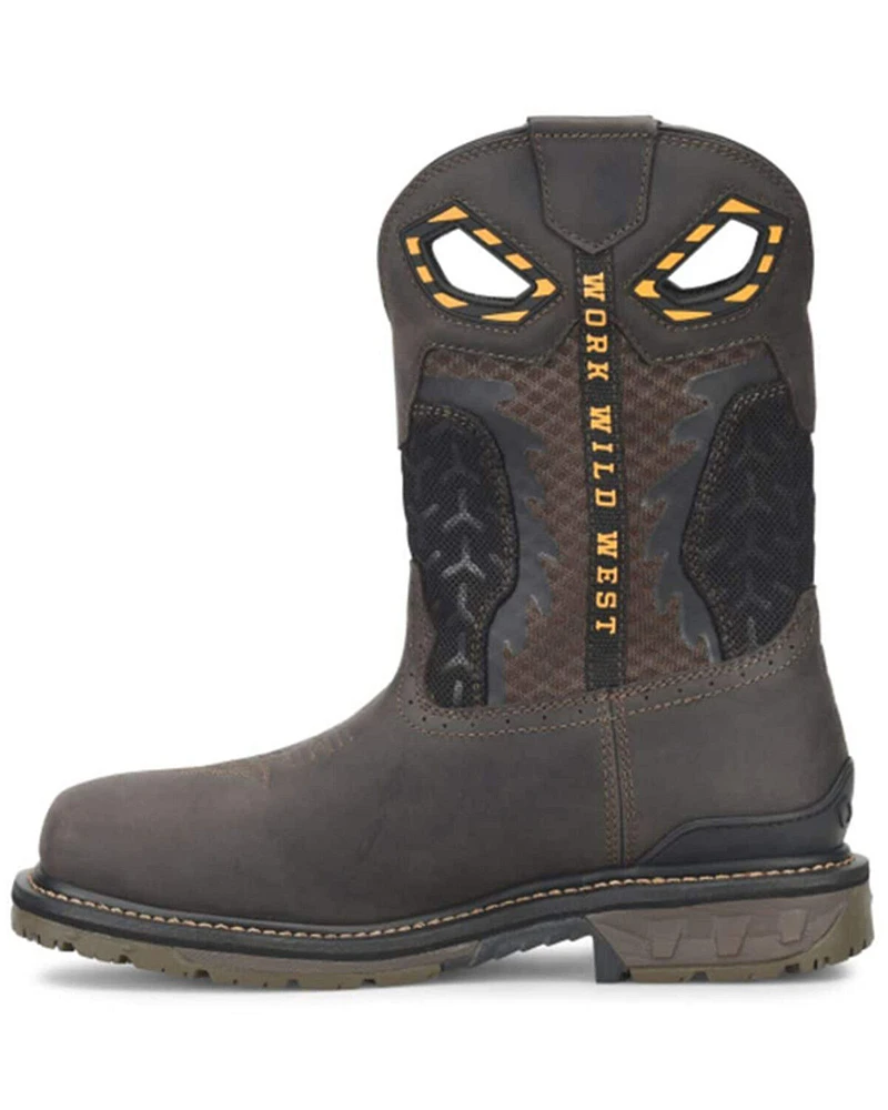 Double H Men's 11" Phantom Rider Waterproof Western Work Boots - Composite Toe