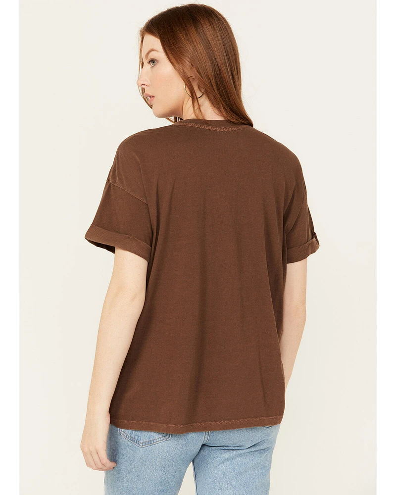 Girl Dangerous Women's Wild Western Soul Relaxed Short Sleeve Graphic Tee