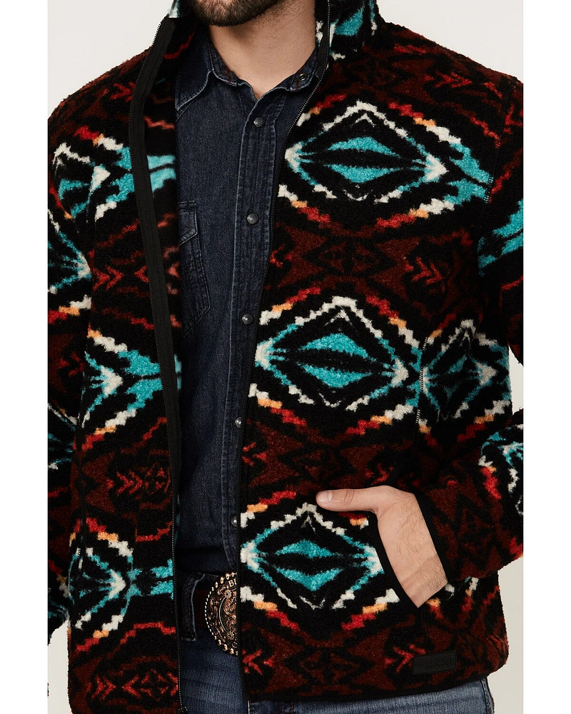 Rock & Roll Denim Men's Southwestern Print Jacket