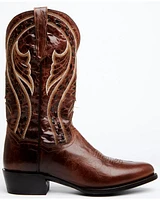 Dan Post Men's Swirled Embroidery Western Boots - Round Toe