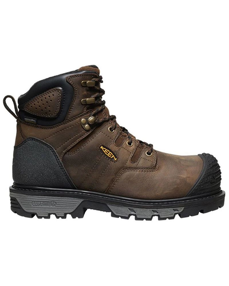 Keen Men's 6" Camden Waterproof Work Boots - Carbon Fiber Toe