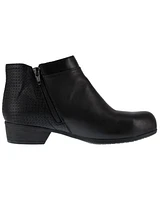 Rockport Women's Black Carly Work Booties - Alloy Toe