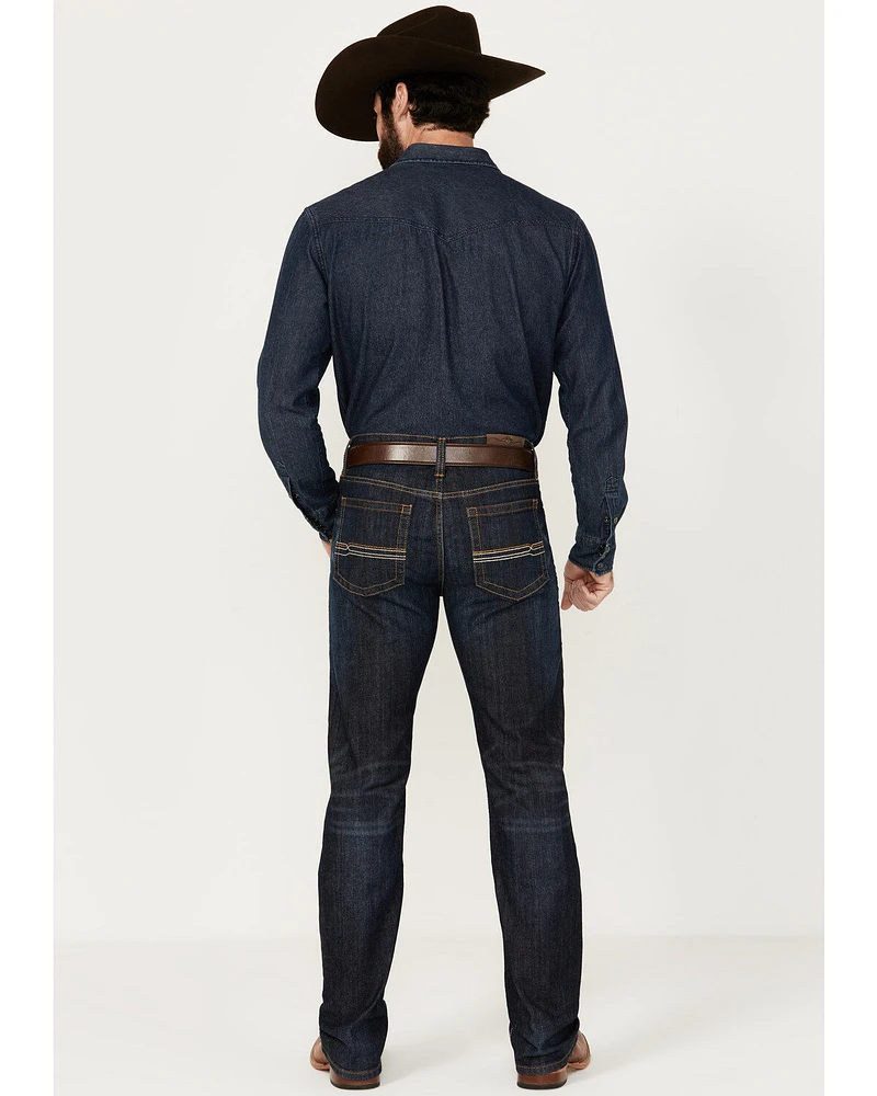 Cody James Men's Night Hawk Wash Jackson Slim Straight Stretch Denim Jeans