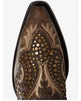 Corral Women's Embroidery & Studs Western Boots - Snip Toe