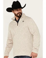 Cinch Men's Heather 1/4 Zip Pullover