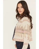 Idyllwind Women's Mercer Southwestern Print Cropped Shacket