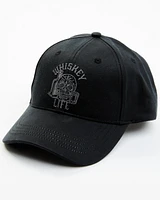 Moonshine Spirit Men's Black Whiskey Life Ball Cap