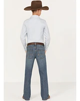 Cody James Boys' Bozeman Dark Wash Slim Bootcut Stretch Denim Jeans
