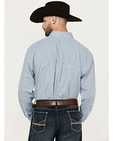 Wrangler Men's Classics Plaid Print Long Sleeve Button-Down Western Shirt
