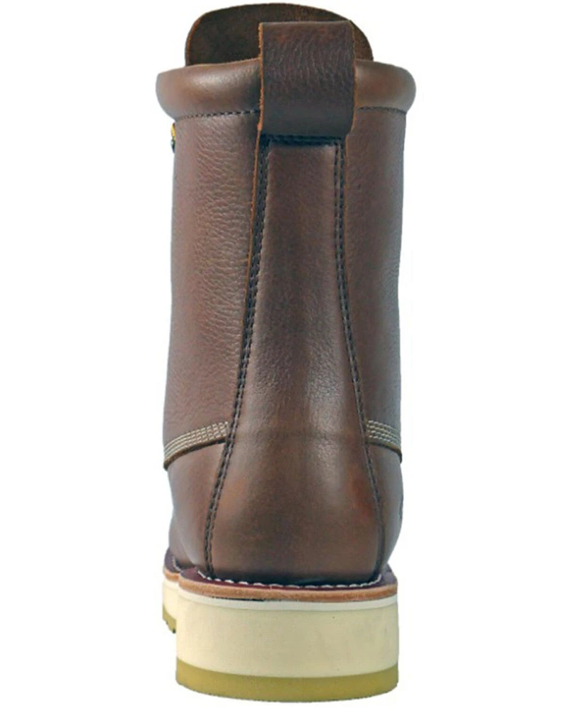 Die Hard Men's Malibu 8" Lace-Up Work Boots - Moc Toe