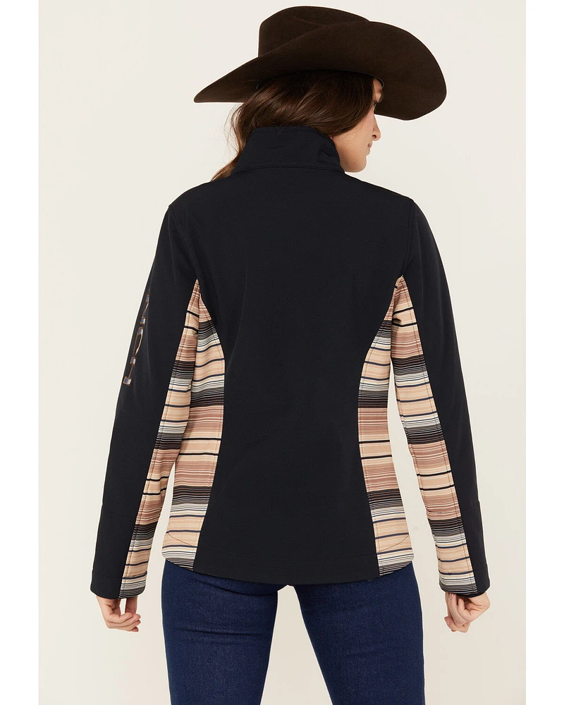 Cinch Women's Side Striped Concealed Carry Softshell Jacket