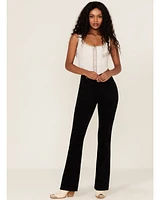 Understated Leather Women's Studded Moto Bustier