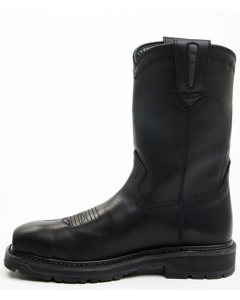 Cody James Men's Uniform Western Work Boots - Composite Toe