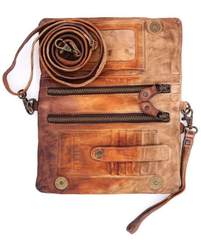 Bed Stu Women's Cadence Leather Crossbody Wristlet Bag