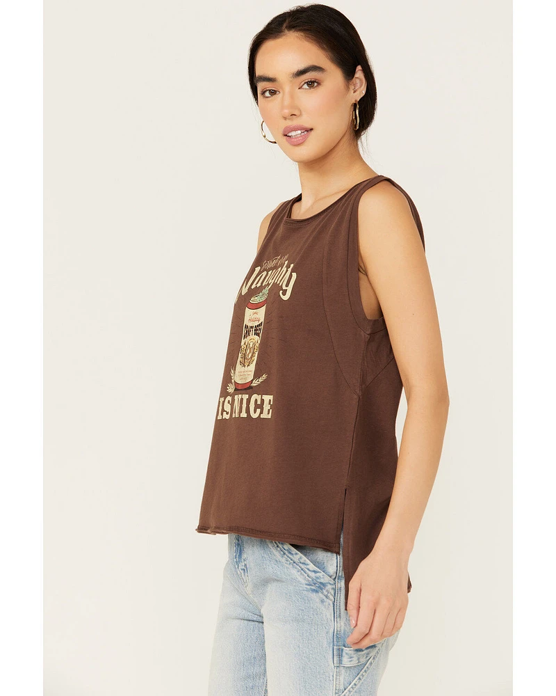 Cleo + Wolf Women's Naughty Is Nice Graphic Tank